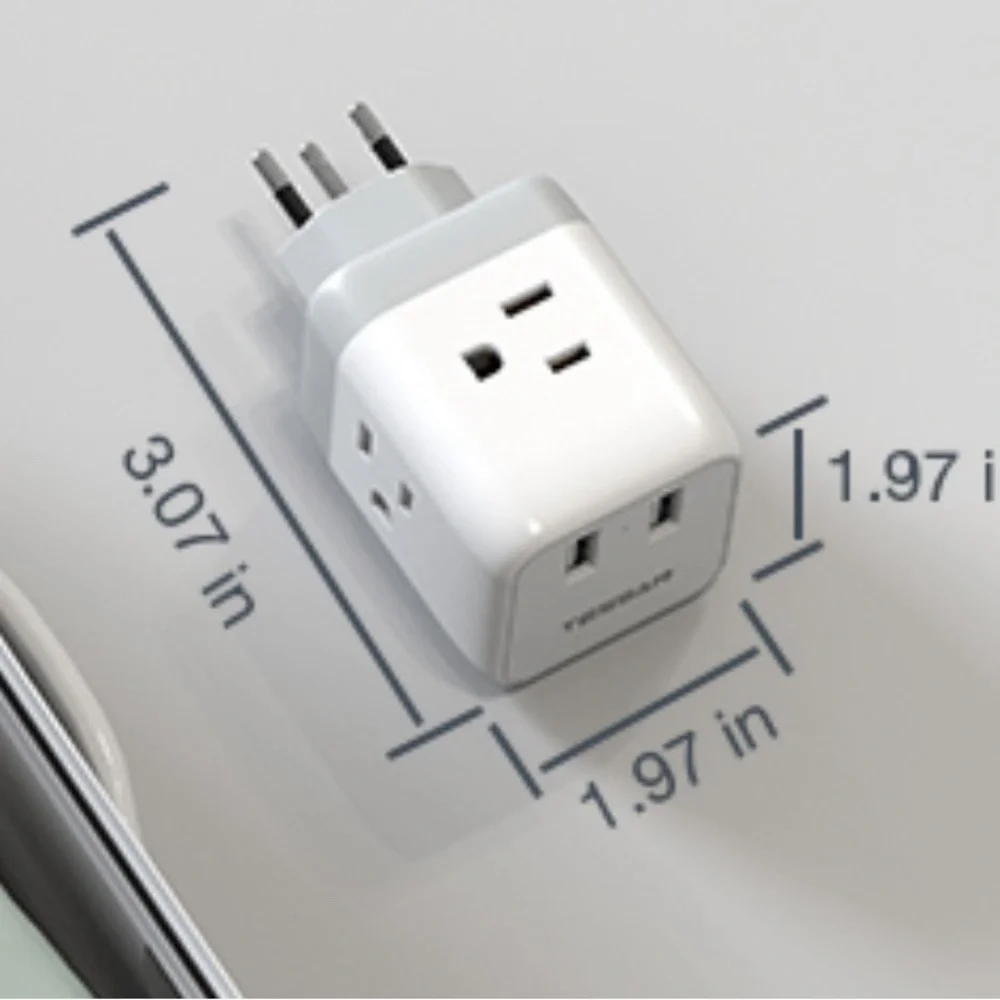 Travel Plug Adapter, US to Switzerland